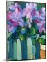 Violet Spring Flowers V-Erin McGee Ferrell-Mounted Art Print