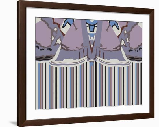 Violet Striped Ascension-Belen Mena-Framed Giclee Print