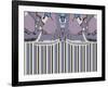 Violet Striped Ascension-Belen Mena-Framed Giclee Print