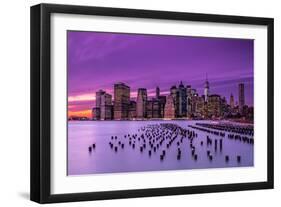 Violet Sunset-J.G. Damlow-Framed Photographic Print