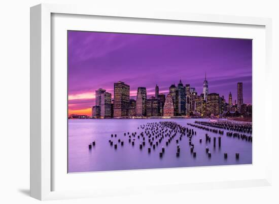 Violet Sunset-J.G. Damlow-Framed Photographic Print