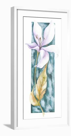 Violet Triptych II-Villalba-Framed Art Print