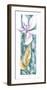 Violet Triptych II-Villalba-Framed Art Print