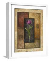 Violet Tulip-Michael Marcon-Framed Art Print