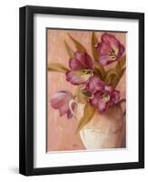 Violet Tulips-Unknown Chiu-Framed Art Print