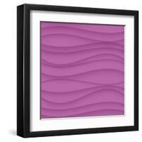 Violet Wavy-Click Bestsellers-Framed Art Print