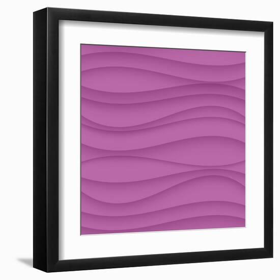 Violet Wavy-Click Bestsellers-Framed Art Print
