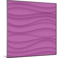 Violet Wavy-Click Bestsellers-Mounted Art Print