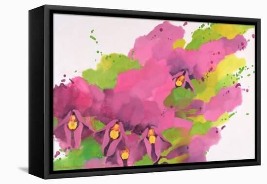 Violets, 1995-Myung-Bo Sim-Framed Stretched Canvas