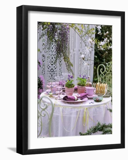 Violets, Candied Violets and Violet Jelly-Friedrich Strauss-Framed Photographic Print