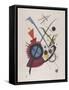 Violett, 1923 (Lithograph in Red, Yellow, Blue and Black)-Wassily Kandinsky-Framed Stretched Canvas