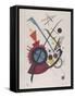 Violett, by Vasily Kandinsky, 1923, Russian French Expressionist Print, Lithograph. Geometrical Ele-null-Framed Stretched Canvas