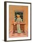 Violetta-Maxfield Parrish-Framed Art Print