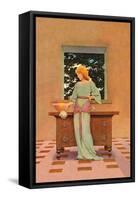 Violetta-Maxfield Parrish-Framed Stretched Canvas