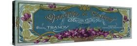 Violette De Cannes Soap Label - Paris, France-Lantern Press-Stretched Canvas