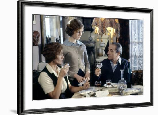 Violette Noziere by ClaudeChabrol with Stephane Audran, Isabelle Huppert and Jean Carmet, 1978 (pho-null-Framed Photo