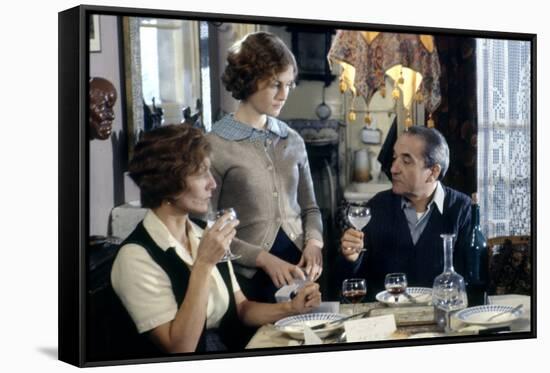 Violette Noziere by ClaudeChabrol with Stephane Audran, Isabelle Huppert and Jean Carmet, 1978 (pho-null-Framed Stretched Canvas