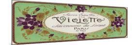 Violette Soap Label - Paris, France-Lantern Press-Mounted Art Print