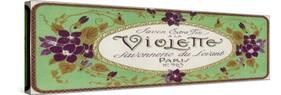 Violette Soap Label - Paris, France-Lantern Press-Stretched Canvas