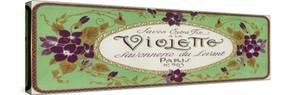 Violette Soap Label - Paris, France-Lantern Press-Stretched Canvas