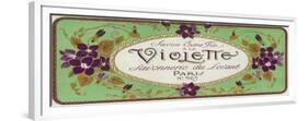 Violette Soap Label - Paris, France-Lantern Press-Framed Premium Giclee Print