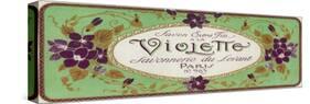 Violette Soap Label - Paris, France-Lantern Press-Stretched Canvas