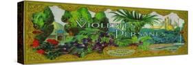 Violettes Persanes Soap Label - Paris, France-Lantern Press-Stretched Canvas