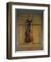 Violin and Bow Hanging on a Door-Jan van der Vaardt-Framed Giclee Print