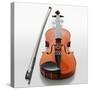 Violin and Bow-null-Stretched Canvas