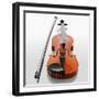 Violin and Bow-null-Framed Photographic Print