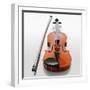 Violin and Bow-null-Framed Photographic Print