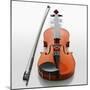 Violin and Bow-null-Mounted Photographic Print