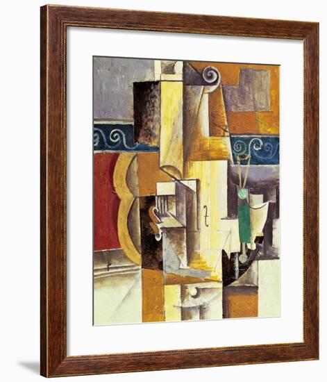 Violin And Guitar-Pablo Picasso-Framed Art Print