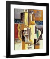 Violin And Guitar-Pablo Picasso-Framed Art Print