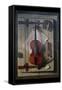 Violin and Music-William Hartnett-Framed Stretched Canvas