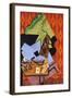 Violin and Playing Cards on a Table-Juan Gris-Framed Giclee Print
