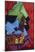 Violin and Playing Cards-Juan Gris-Mounted Art Print