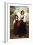 Violin in the Country-William Adolphe Bouguereau-Framed Art Print