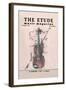 Violin on Magazine Cover-null-Framed Art Print