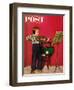 "Violin Practice" Saturday Evening Post Cover, February 5, 1955-Richard Sargent-Framed Giclee Print