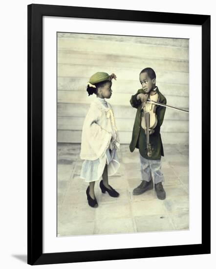 Violin Serenade-Nora Hernandez-Framed Giclee Print