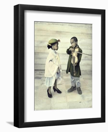 Violin Serenade-Nora Hernandez-Framed Giclee Print