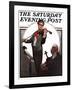 "Violin Virtuoso" Saturday Evening Post Cover, April 28,1923-Norman Rockwell-Framed Giclee Print