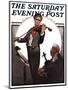 "Violin Virtuoso" Saturday Evening Post Cover, April 28,1923-Norman Rockwell-Mounted Giclee Print