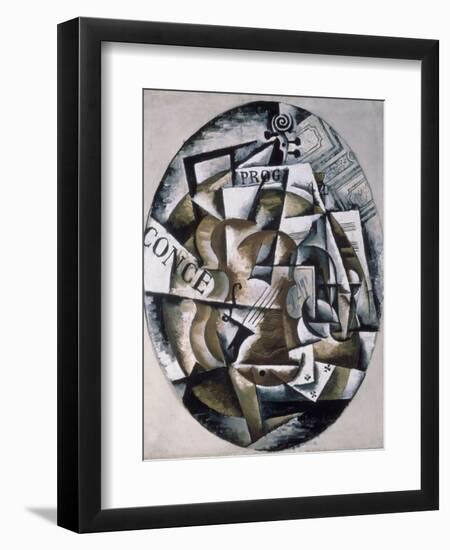 Violin-Liubov Sergeevna Popova-Framed Giclee Print