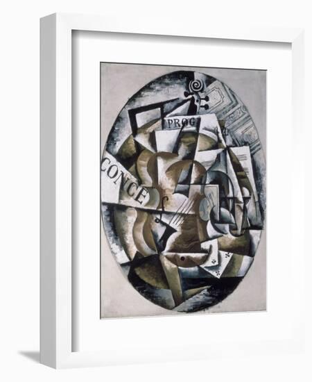 Violin-Liubov Sergeevna Popova-Framed Giclee Print