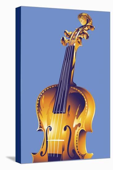 Violin-David Chestnutt-Stretched Canvas