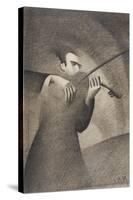 Violinist, 1932-Isabel Alexander-Stretched Canvas