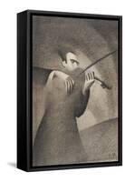 Violinist, 1932-Isabel Alexander-Framed Stretched Canvas