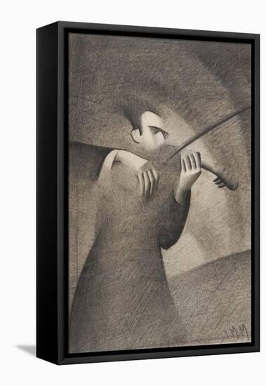 Violinist, 1932-Isabel Alexander-Framed Stretched Canvas